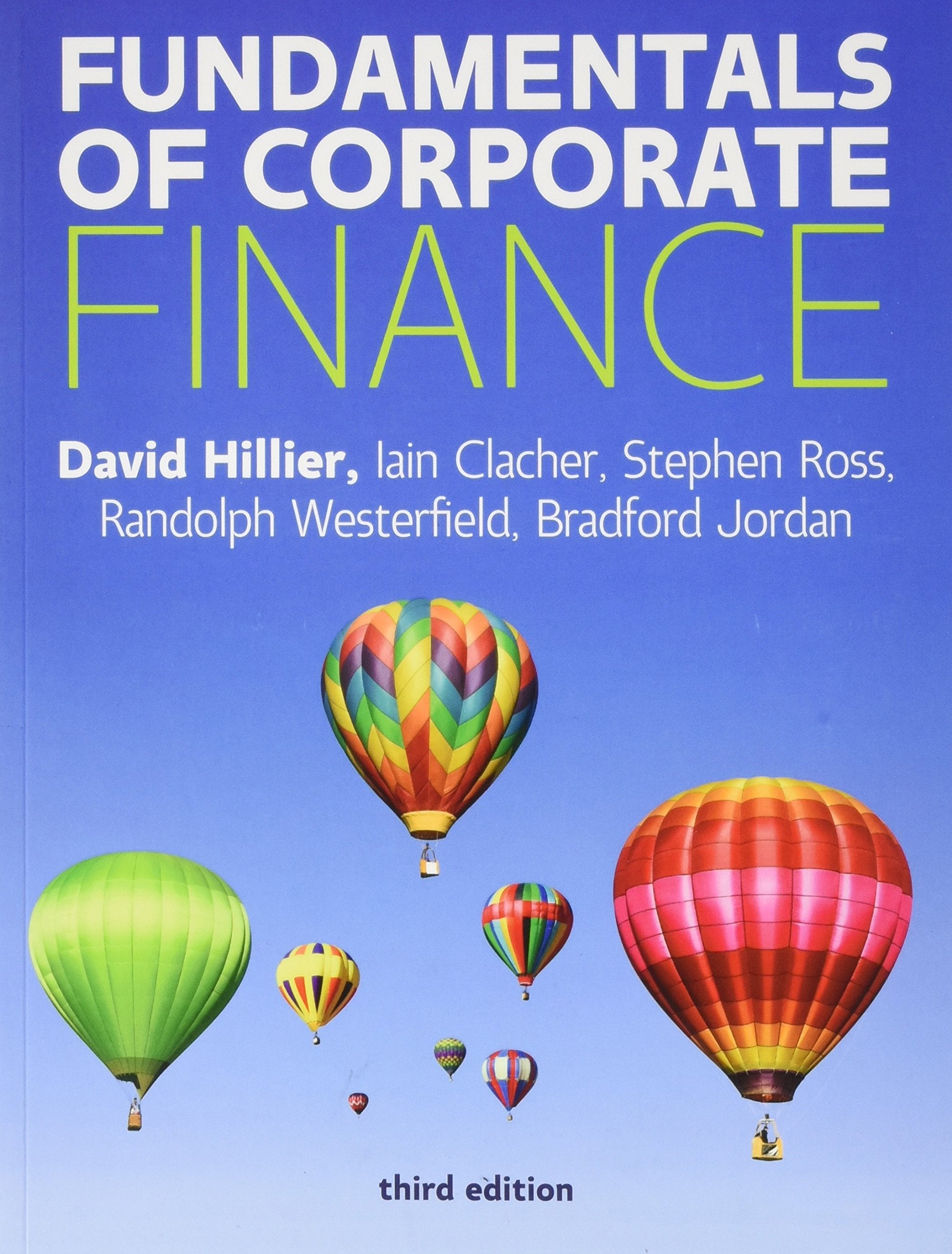 Fundamentals of Corporate Finance Business & Technology