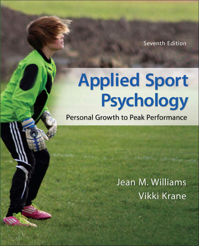 Applied Sport Psychology: Personal Growth to Peak Performance Reference Books