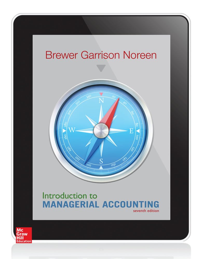 Product Image: Introduction to Managerial Accounting