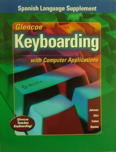 Product Image: Glencoe Keyboarding with Computer Applications Spanish Language Supplement