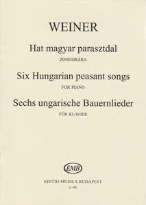 UNGARISCHE BAUERNLIEDER OP. 19 SERIE 1 PIANO Arts & Music