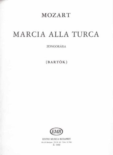Marcia alla turca von der sonate a-dur (kv 331) piano book