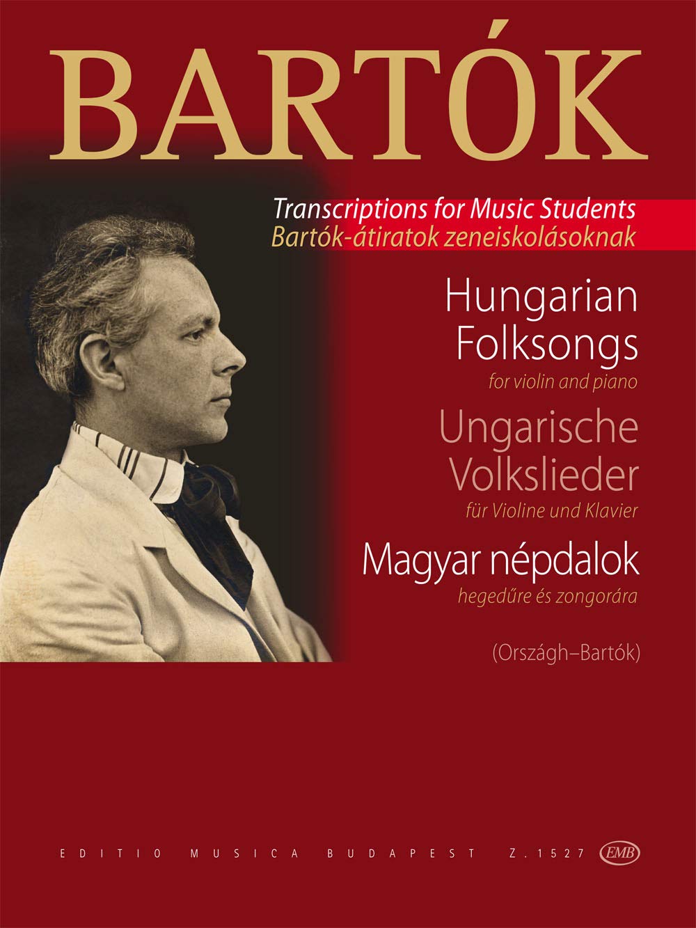 Ungarische volkslieder aus der sammlung fur kind violon book