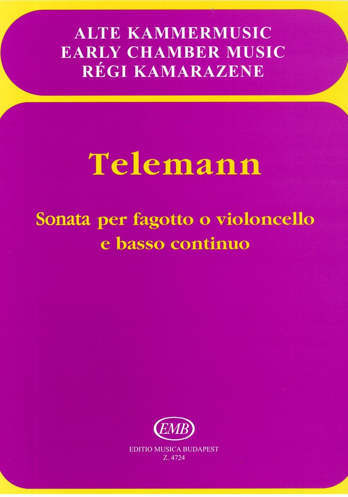 Sonata per fagotto o violoncello e basso continu. Solo de Piano. book