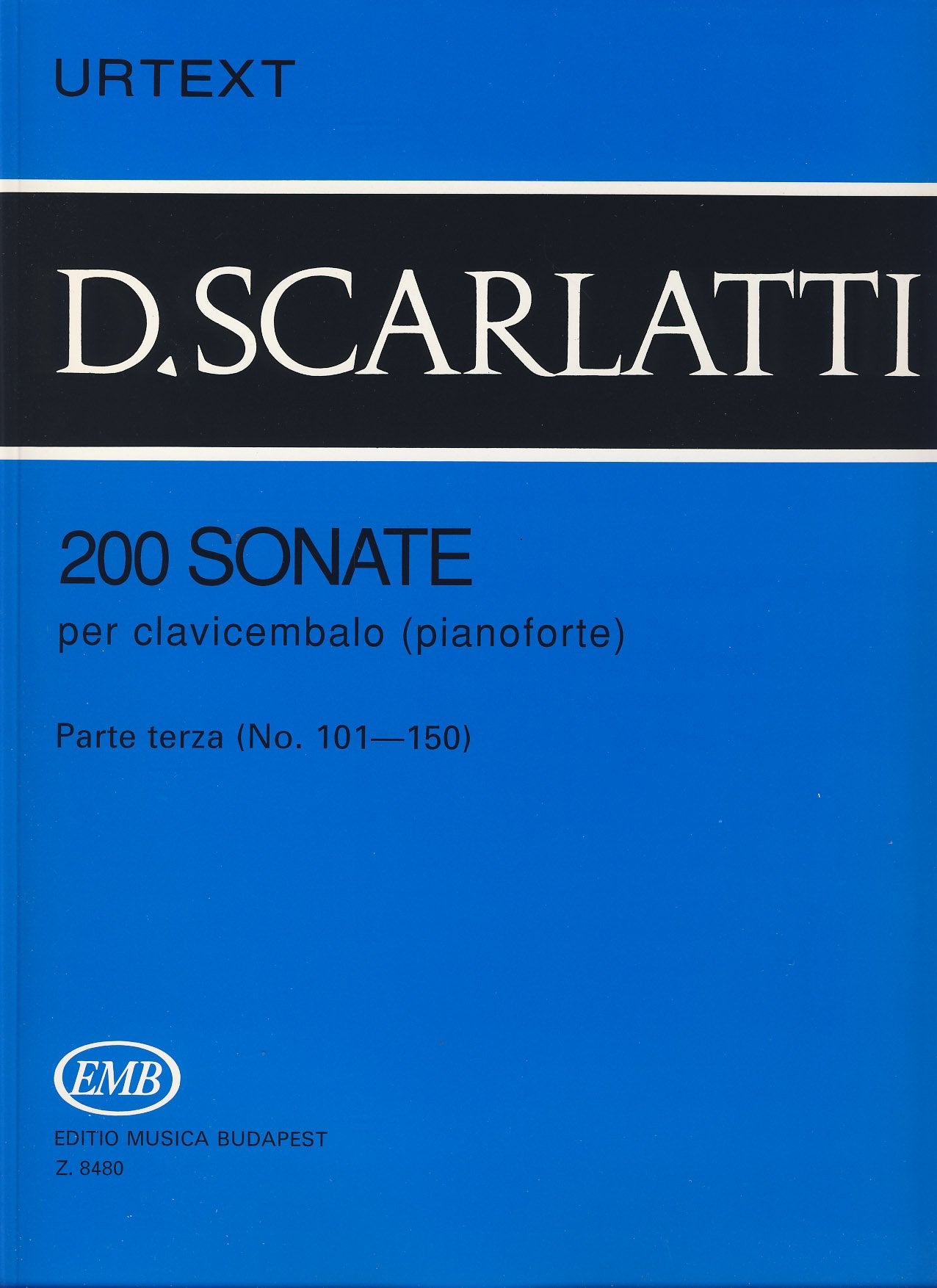 200 Sonate per clavicembalo (pianoforte) 3. Sheet Music