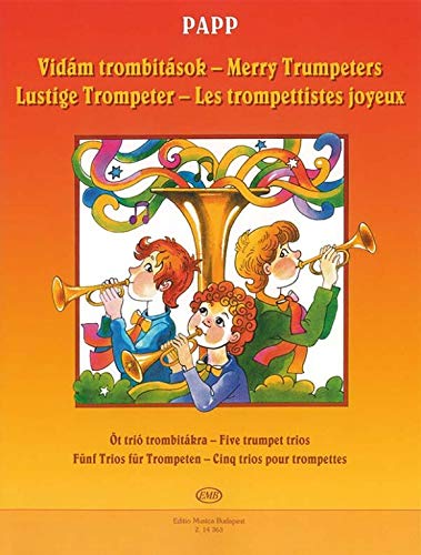 Lustige trompeter - funf trios fur trompeten book