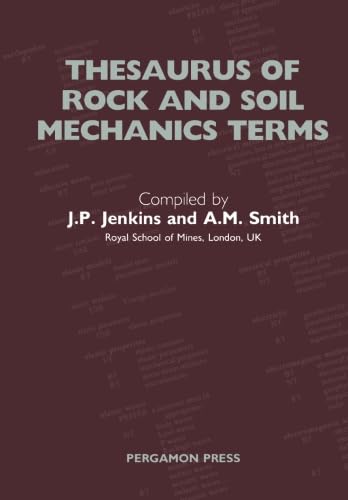 Thesaurus of Rock and Soil Mechanics Terms Social Sciences