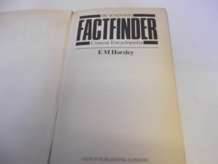 Product Image: Hutchinson Factfinder: Concise Encyclopedia