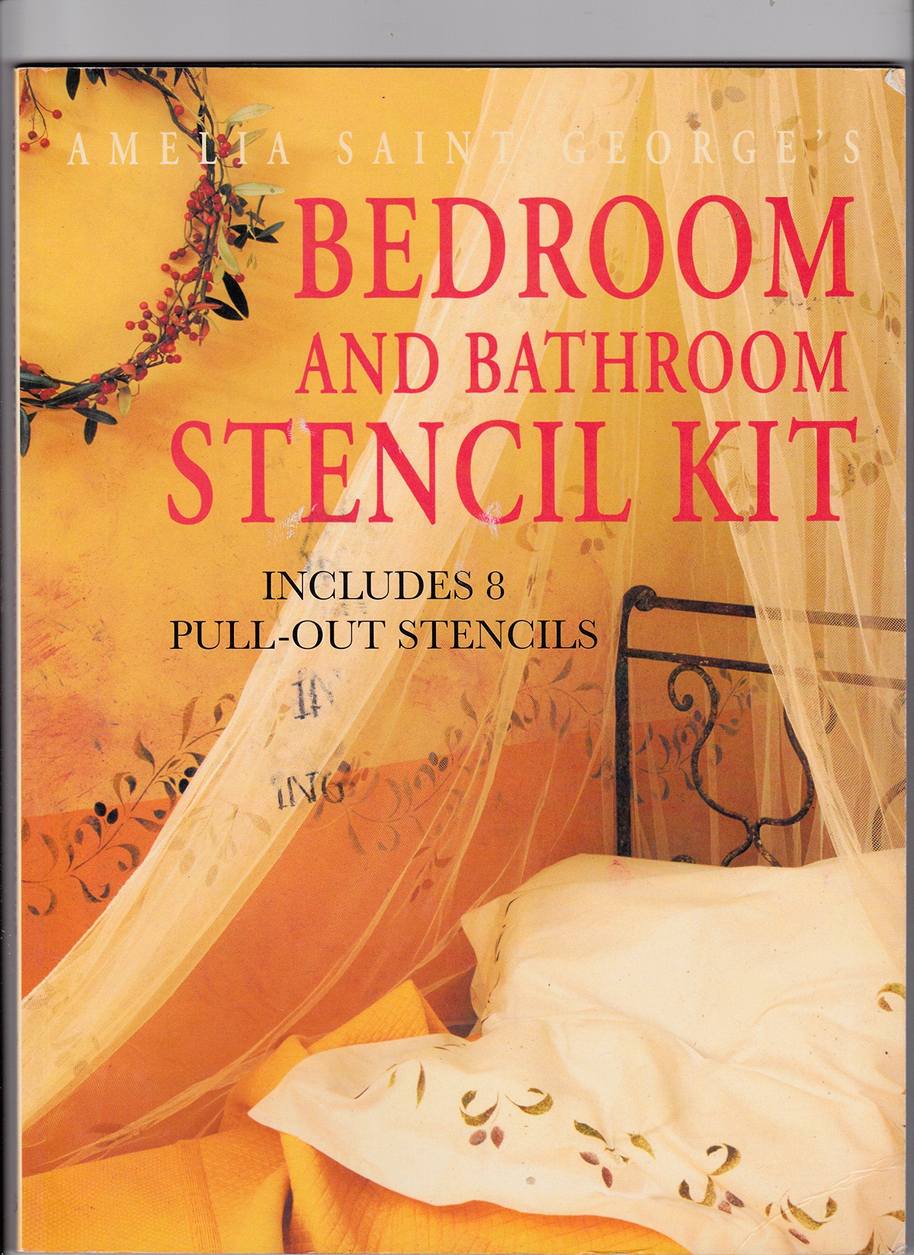 Amelia Saint George's Bedroom and Bathroom Stencil Kit Hobbies & Crafts