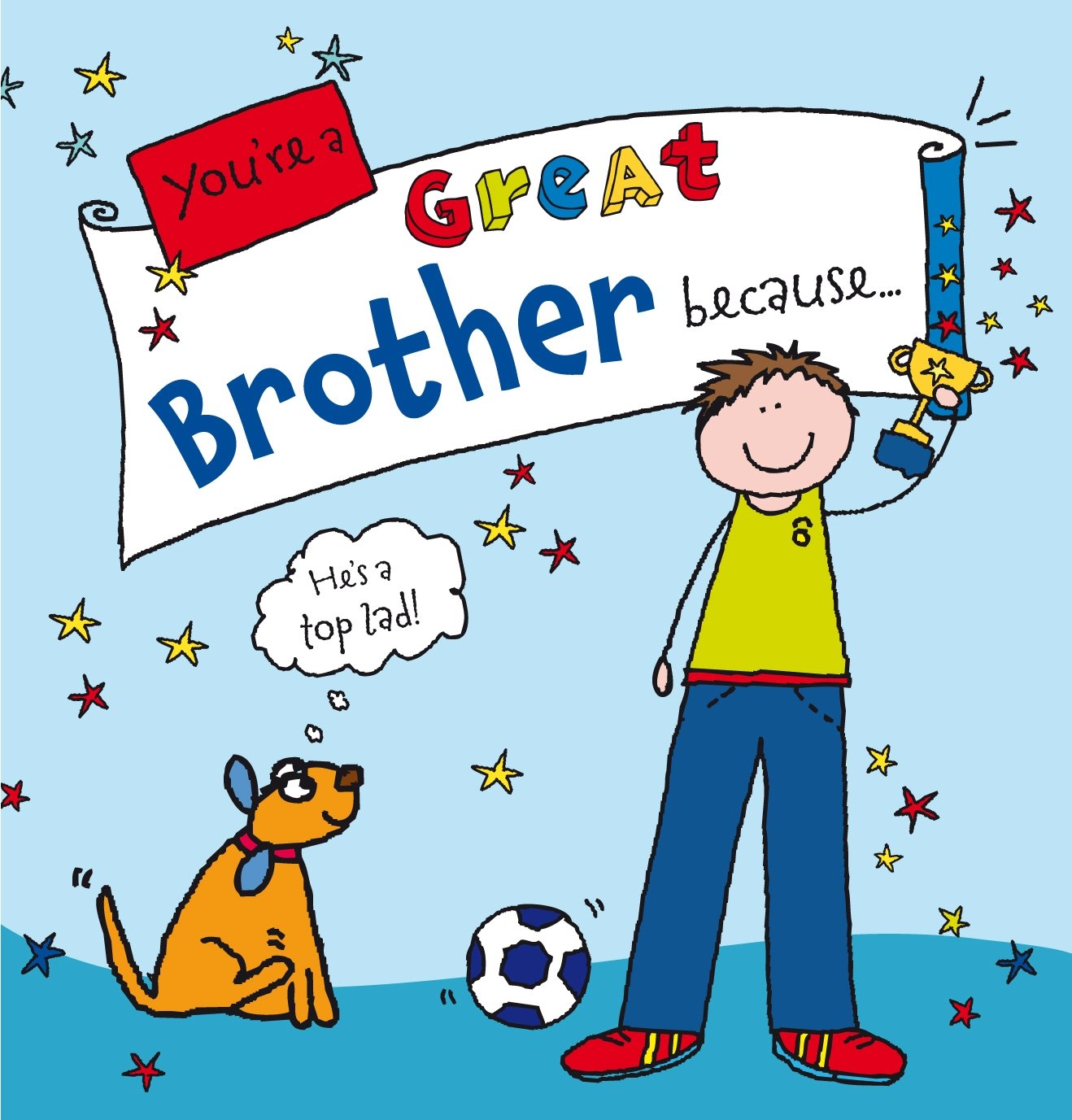 You're a Great Brother Because. . . (Suga-Lumps Giftbook, Band 1) Partnership & Love