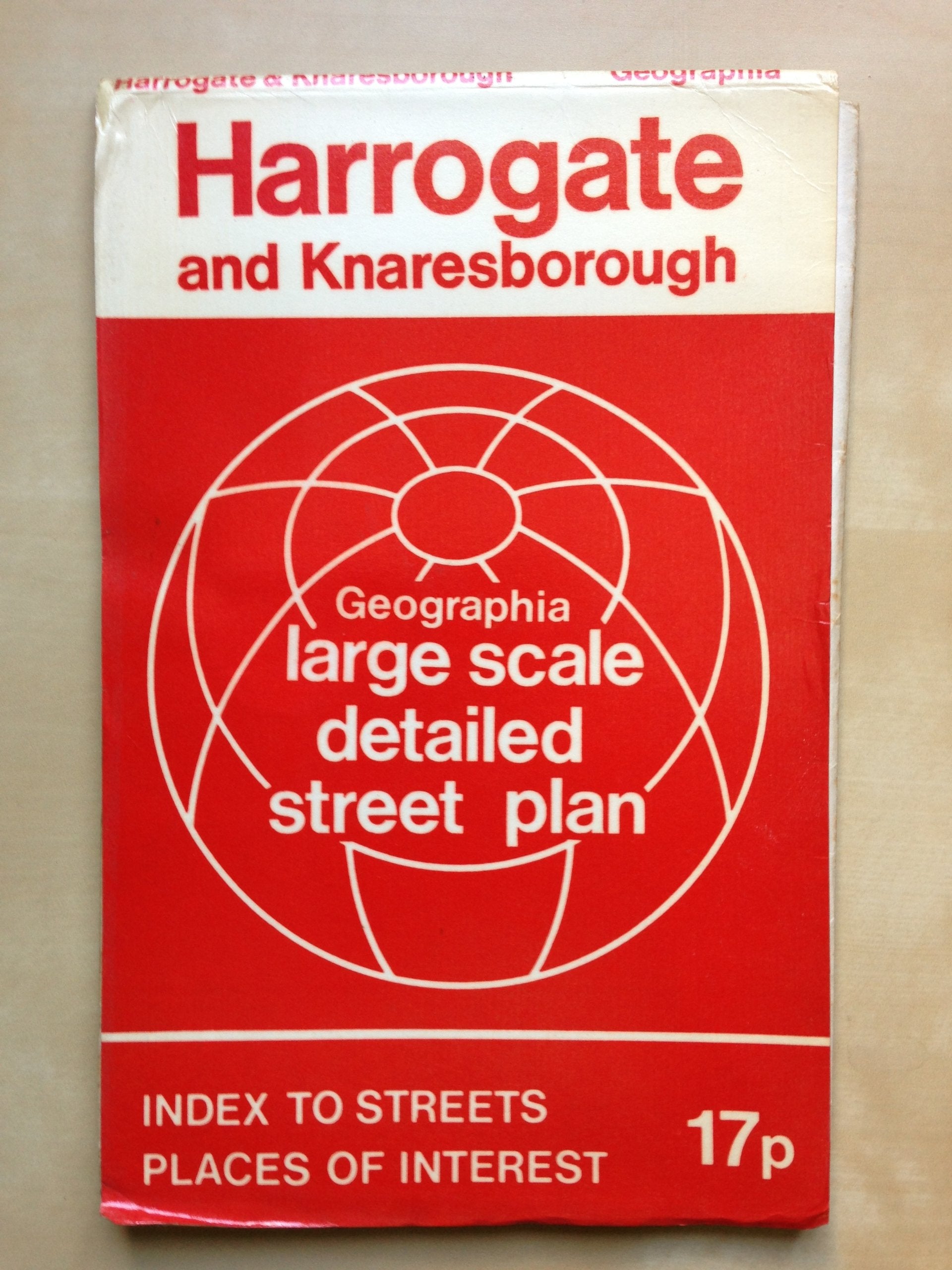 Product Image: Harrogate and Knaresborough Street Plan: 1m-4"