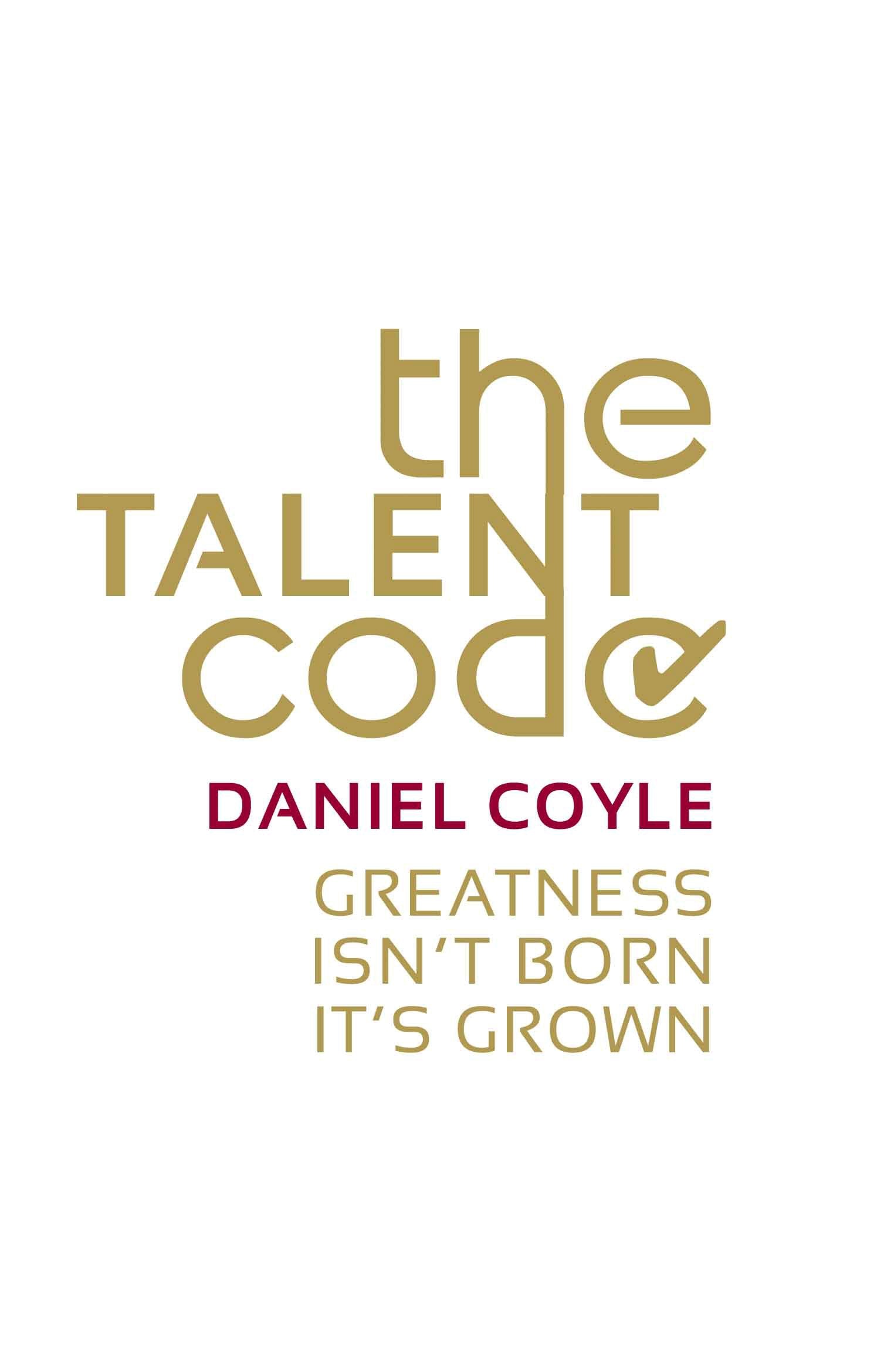 The Talent Code Social Sciences