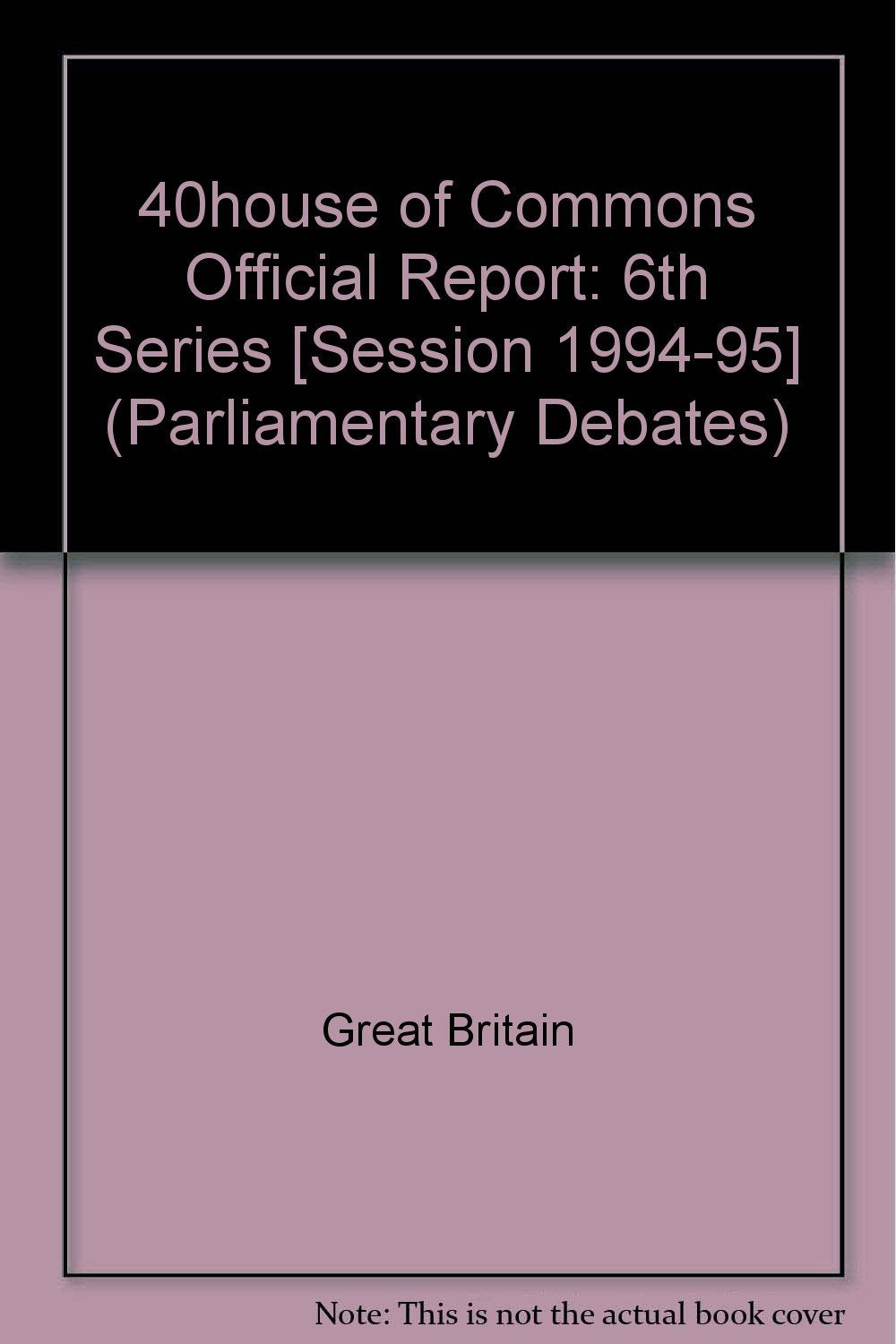 Parliamentary Debates, House of Commons Bound Volumes 1994-95: 16 November - 2 December 1994 Law