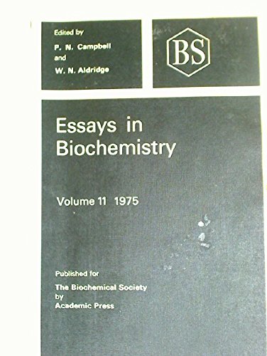 Product Image: Essays in Biochemistry: v. 11