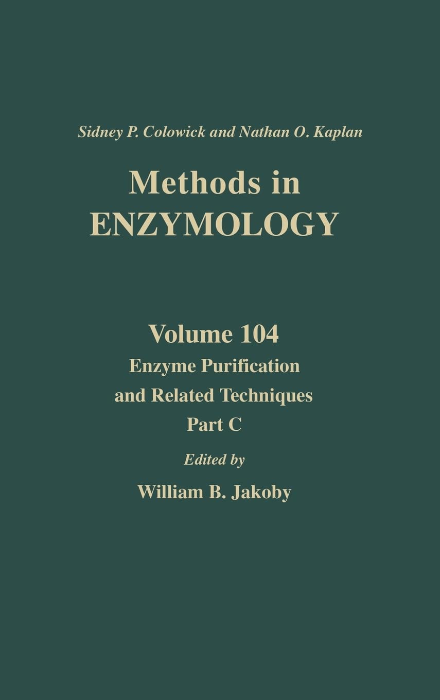Enzyme Purification and Related Techniques, Part C (Volume 104) (Methods in Enzymology, Volume 104) Medicine