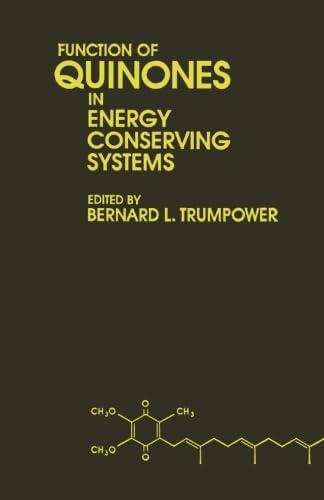 Function of Quinones in Energy Conserving Systems Natural Sciences