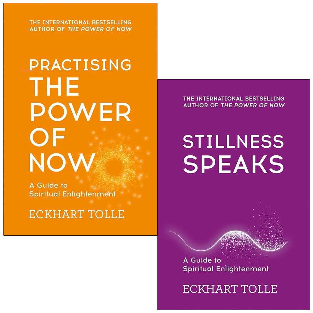 Eckhart Tolle 2 Books Collection Set (Practising The Power Of Now & Stillness Speaks) Religion & Esotericism