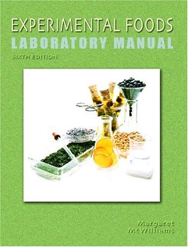 Experimental Foods Laboratory Manual book