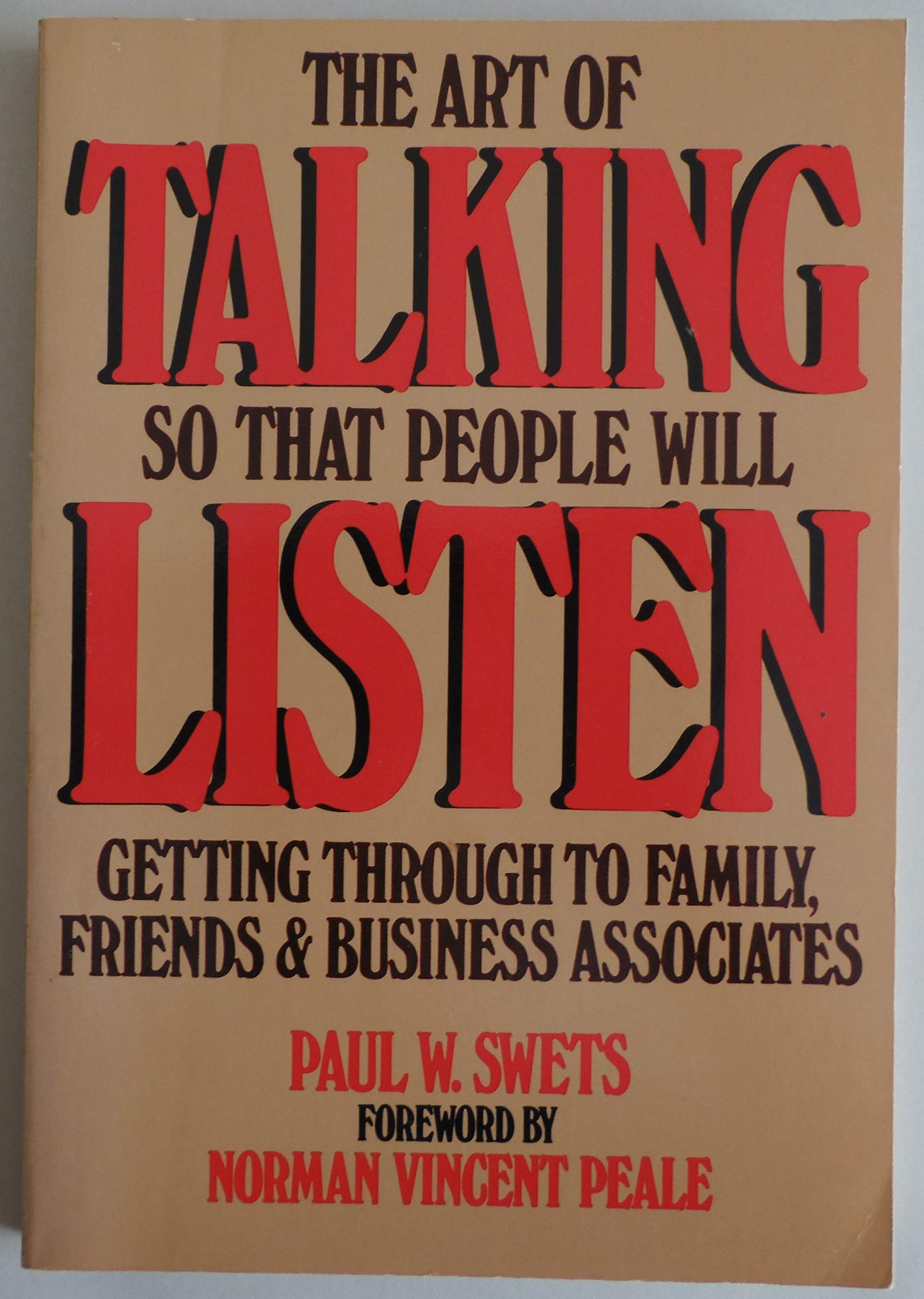 ART OF TALKING SO THAT PEOPLE WILL LISTEN Books