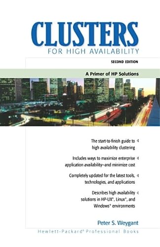 Clusters Of High Availability. A Primer Of Hp Solutions, 2nd Edition book