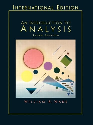 Product Image: Introduction to Analysis: International Edition
