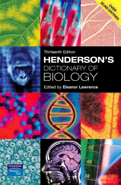 Henderson's Dictionary of Biology Business & Technology