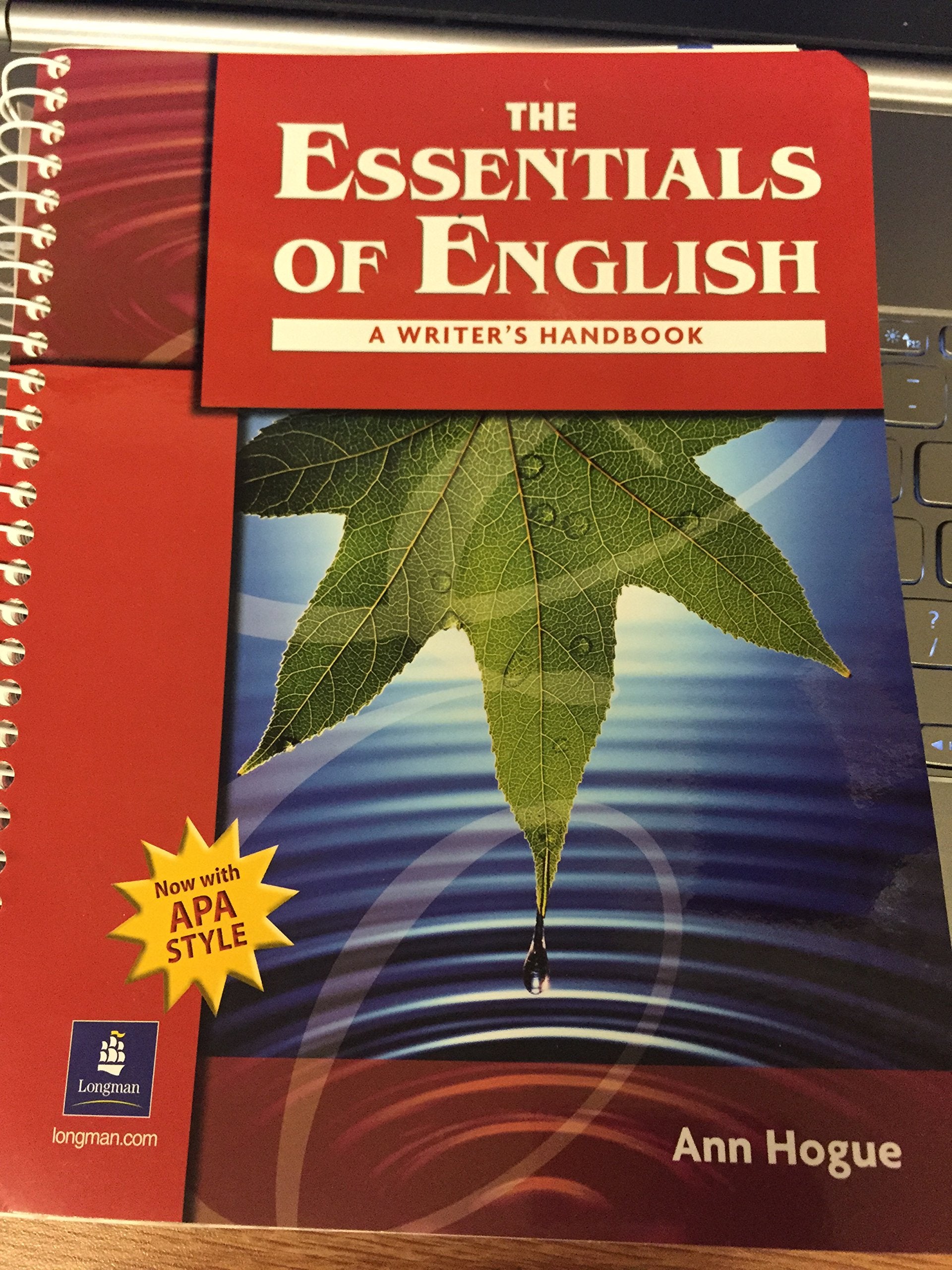 ESSENTIALS OF ENGLISH N/E BOOK WITH APA STYLE 150090: A Writer's Handbook With Apa Style Foreign Languages ​​& Dictionaries