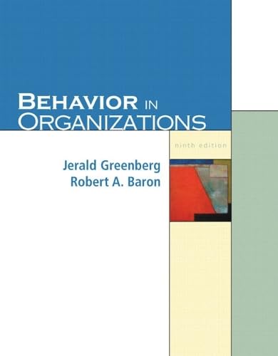 Behavior in Organizations: United States Edition Business, Finance & Career