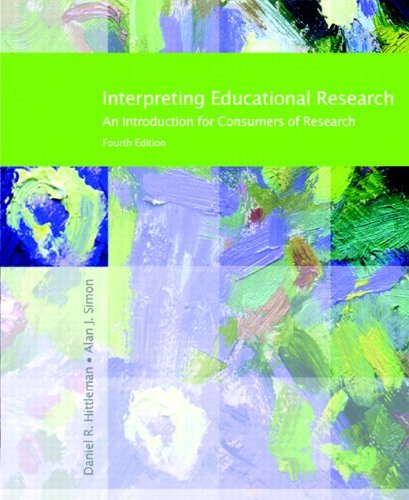 Interpreting Educational Research: An Introduction For Consumers of Research Natural Sciences