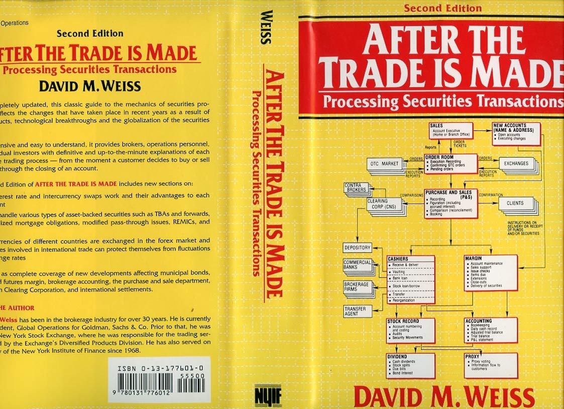 Product Image: After the Trade Is Made: Processing Securities Transactions