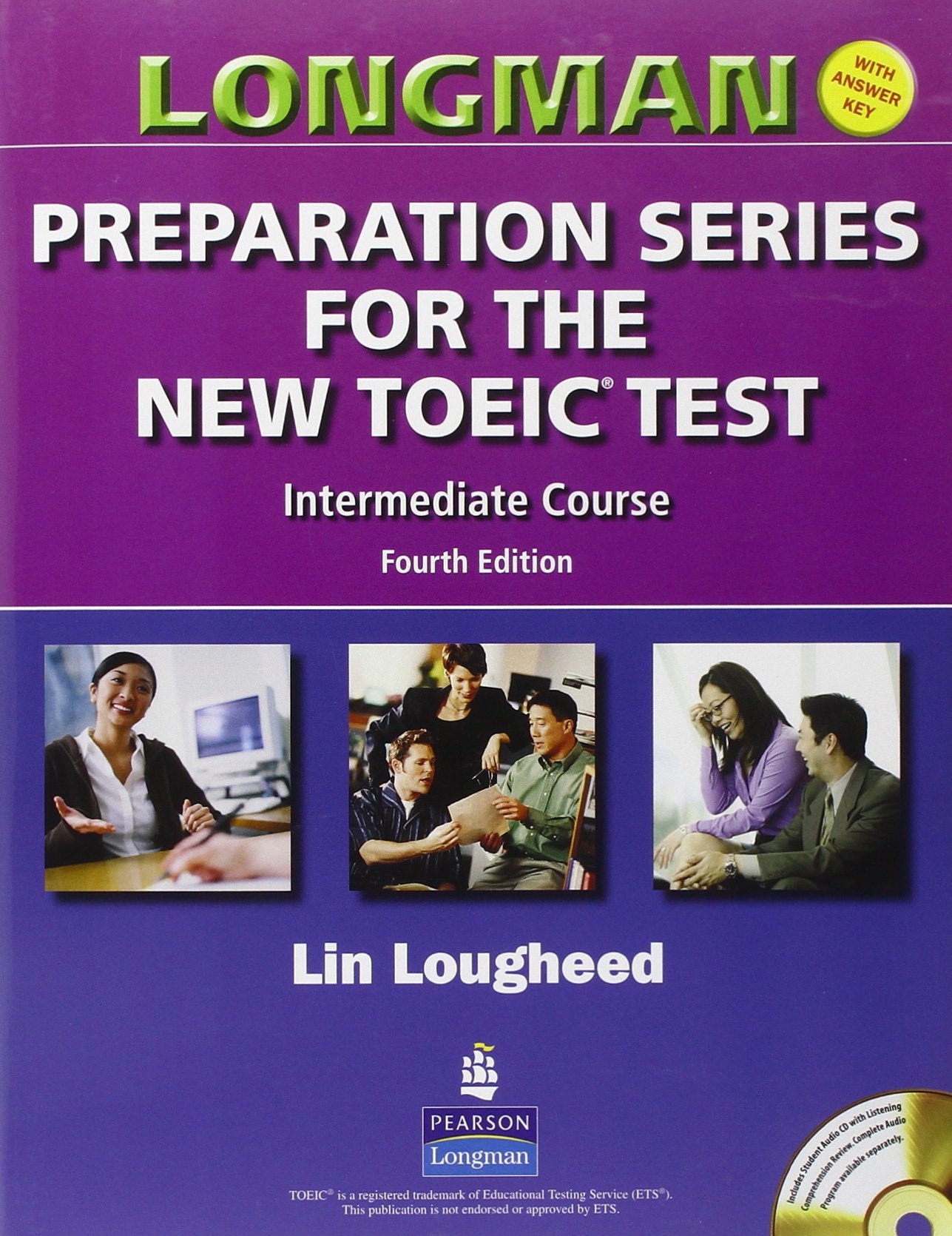 Product Image: Longman Preparation Series for the New TOEIC Test: Intermediate Course (with Answer Key), with Audio CD and Audioscript