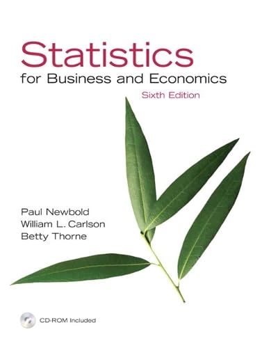 Statistics for Business and Economics and Student CD Business, Finance & Career