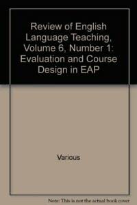 ELT: Course Design and Evaluation book