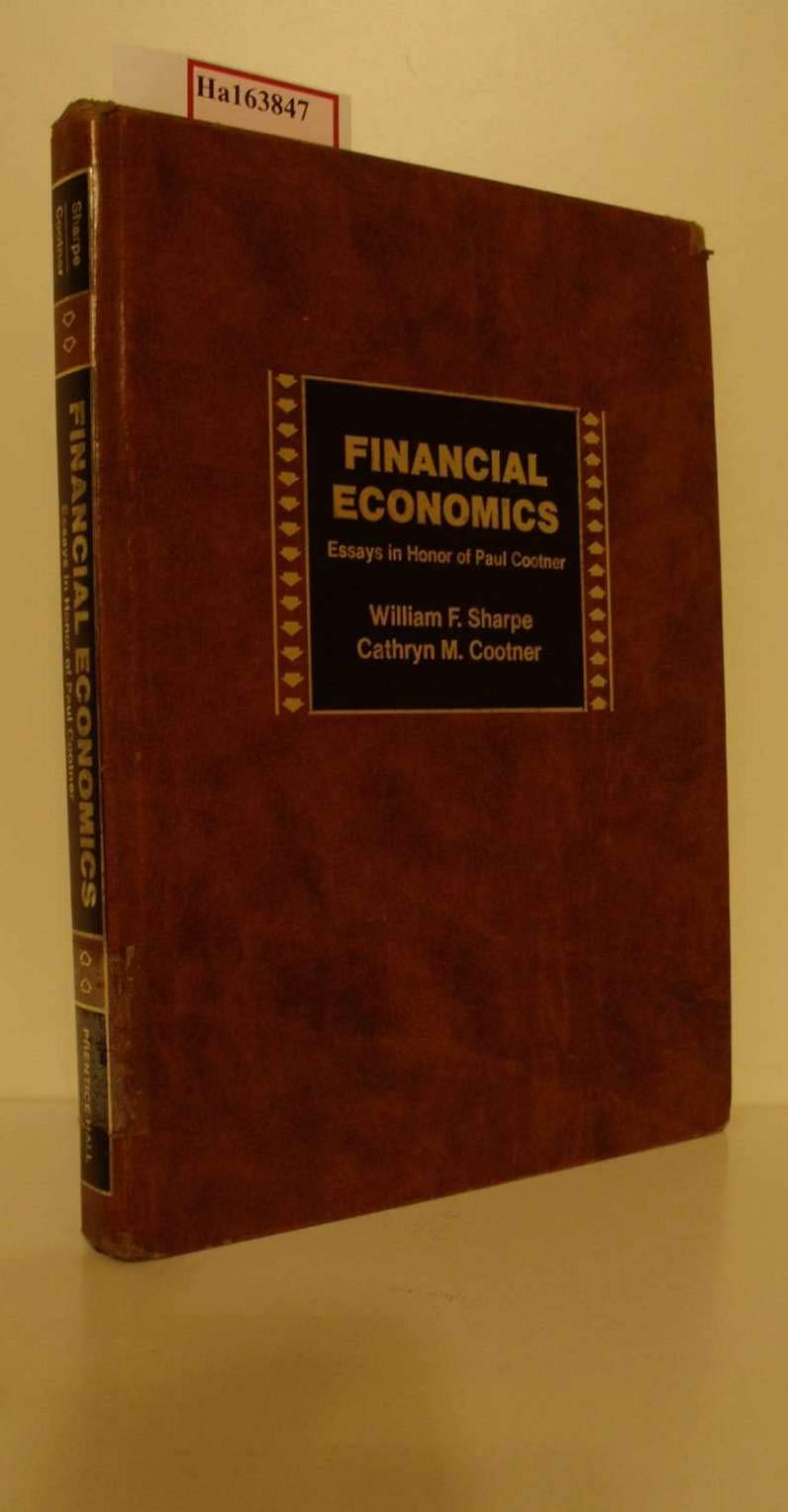 Financial Economics: Essays in Honor of Paul Cootner: Essays in Honour of Paul Cootner Business, Finance & Career