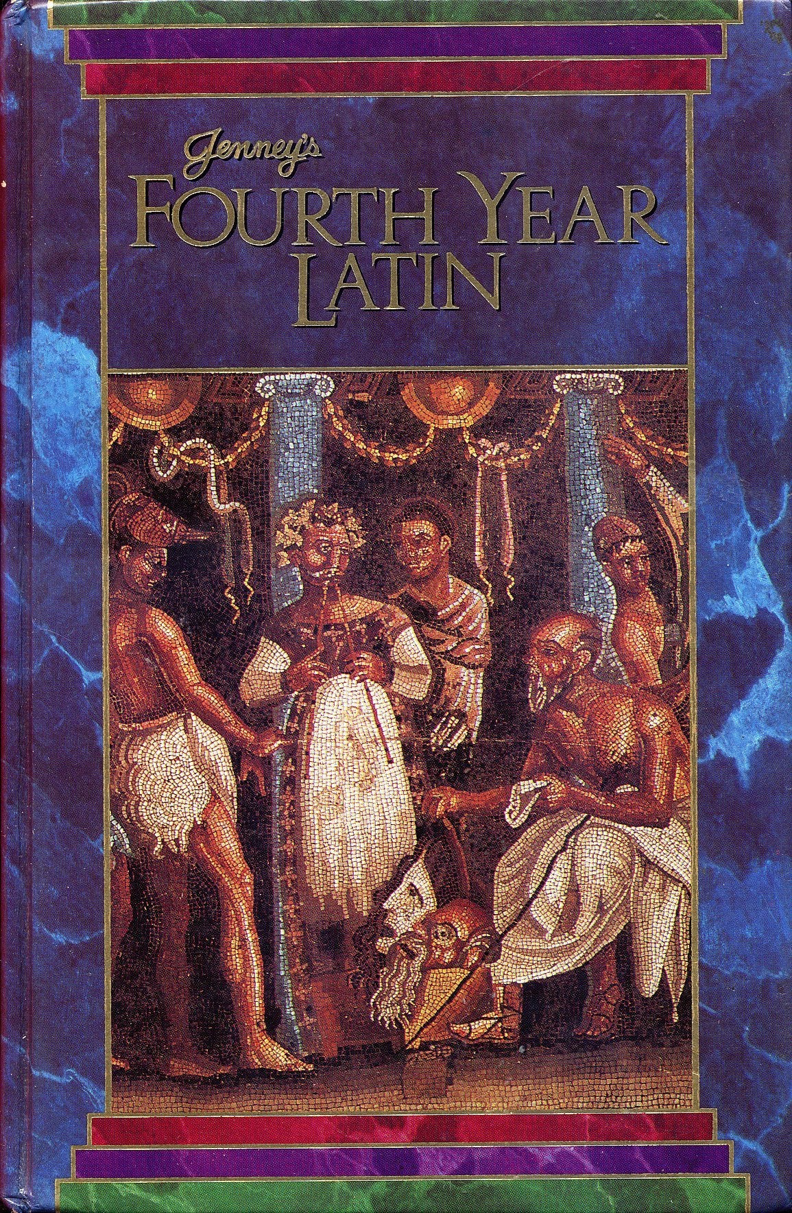 Jenney's Fourth Year Latin Grade 8-12 Text 1990c Foreign Languages ​​& Dictionaries