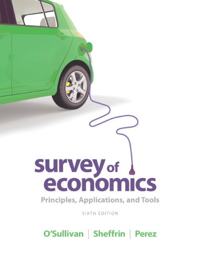 Survey of Economics: Principles, Applications, and Tools Business, Finance & Career
