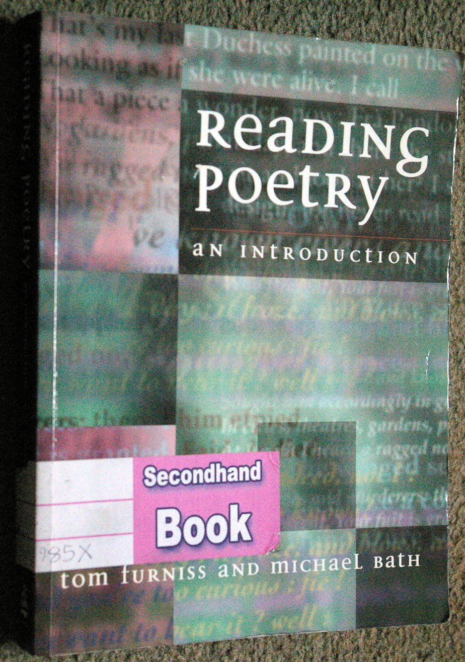 Product Image: Reading Poetry: An Introduction
