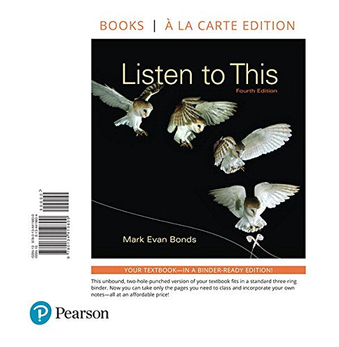 Listen to This: Books a La Carte Edition Arts & Music