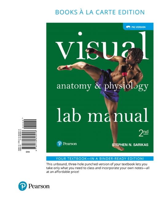 Visual Anatomy & Physiology: Pig Version - Books a La Carte Edition Medicine