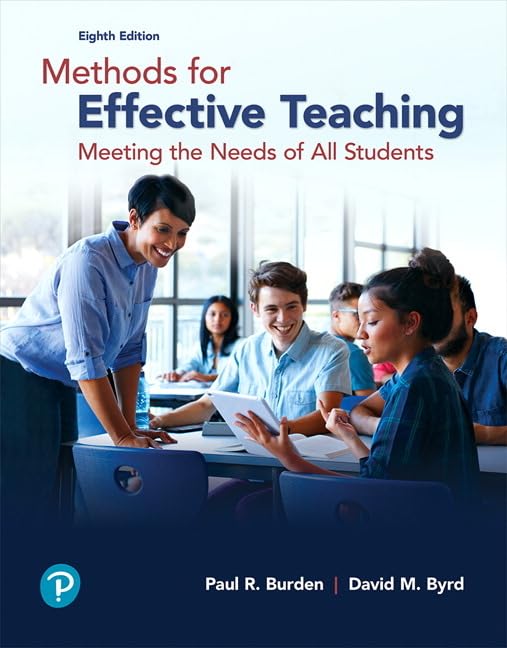Methods for Effective Teaching: Meeting the Needs of All Students (What's New in Curriculum & Instruction) Business, Finance & Career