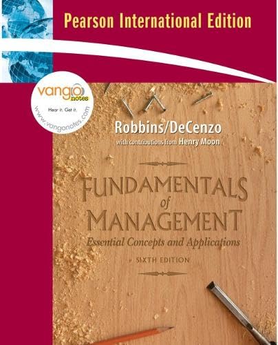Fundamentals of Management: International Edition Business, Finance & Career
