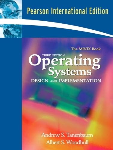 Product Image: Operating Systems Design and Implementation: International Edition