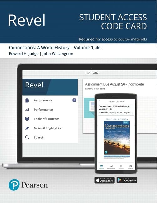 Revel for Connections Access Card: A World History Politics & History