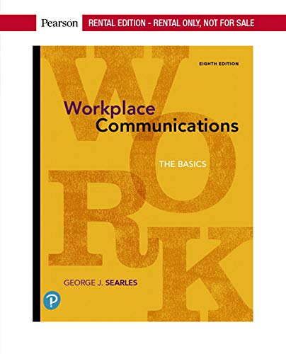 Workplace Communications: The Basics Media & Communication