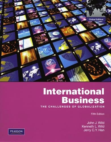 International Business: The Challenges of Globalization: Global Edition Business, Finance & Career