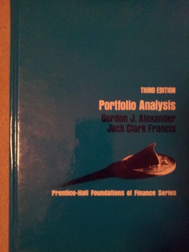 Portfolio Analysis (Prentice-Hall Foundations of Finance Series) Business, Finance & Career