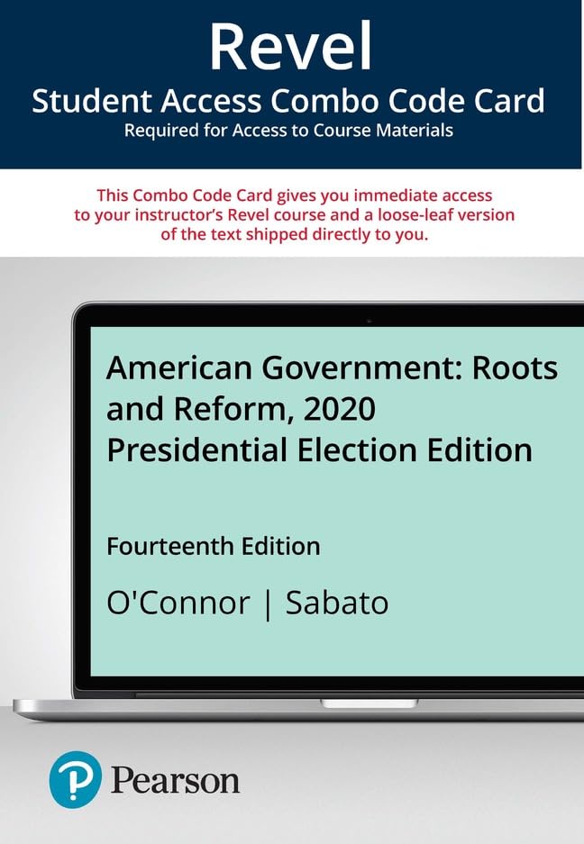 American Government: Roots and Reform, 2022 Midterm Elections Update -- Revel + Print Combo Access Code Politics & History