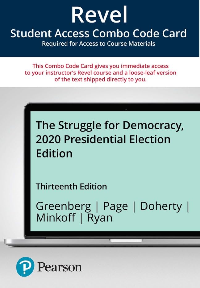 Product Image: Struggle for Democracy, The, 2022 Midterm Elections Update -- Revel + Print Combo Access Code