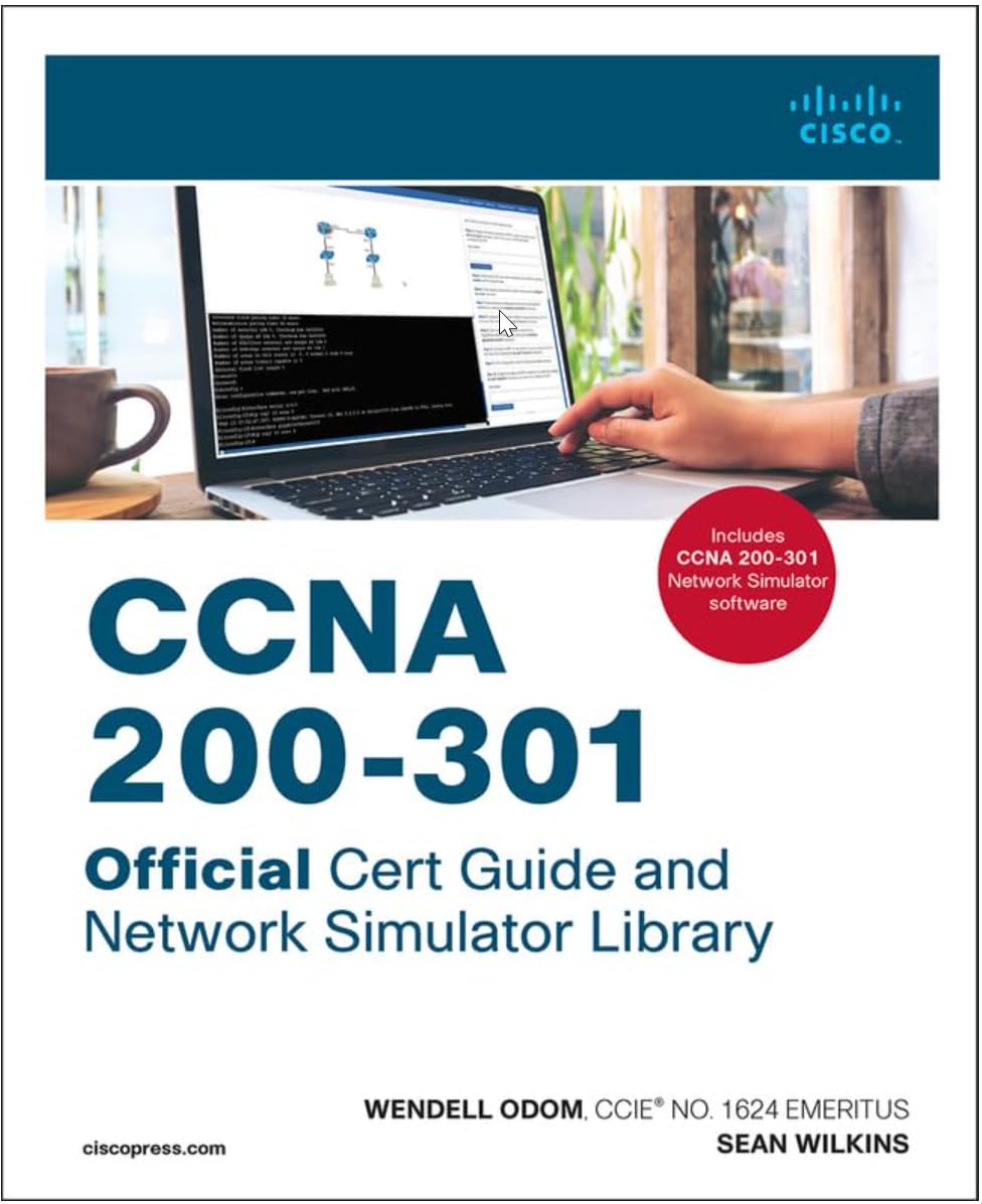 Product Image: CCNA 200-301 Official Cert Guide and Network Simulator Library