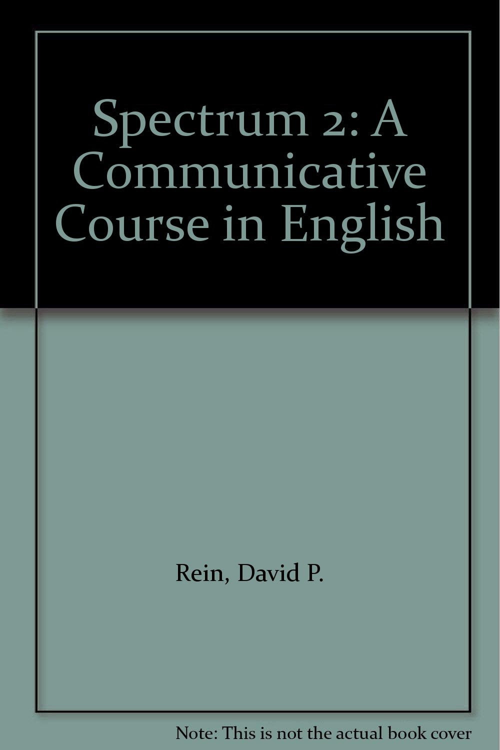 Spectrum 2: A Communicative Course in English: A Communicative Course in English : Workbook/20254 Social Sciences